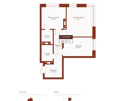 Продается 2-комнатная квартира ЖК Дом на Ульяновском, 66.5  м&sup2;, 12967500 рублей