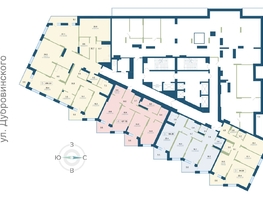 Продается 4-комнатная квартира ЖК Суриков, дом 1, 107.7  м&sup2;, 22832400 рублей