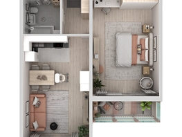 Продается 2-комнатная квартира ЖК Аллея Парк, 1 этап, 61.73  м&sup2;, 8765660 рублей