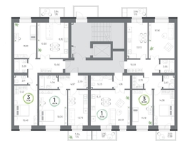 Продается 1-комнатная квартира ЖК Юдинский, дом 1.1, 37.34  м&sup2;, 3000000 рублей