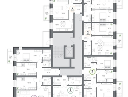 Продается 2-комнатная квартира ЖК Юдинский, дом 1.1, 50.64  м&sup2;, 8467008 рублей