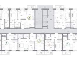 Продается 1-комнатная квартира ЖК Юдинский, дом 1.3, 37.17  м&sup2;, 5612670 рублей