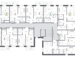 Продается 1-комнатная квартира ЖК Юдинский, дом 1.3, 44.01  м&sup2;, 6645510 рублей