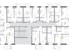 Продается 3-комнатная квартира ЖК Юдинский, дом 1.5, 70.37  м&sup2;, 9922170 рублей