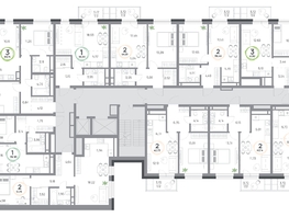 Продается 2-комнатная квартира ЖК Юдинский, дом 1.5, 39.49  м&sup2;, 5670764 рублей