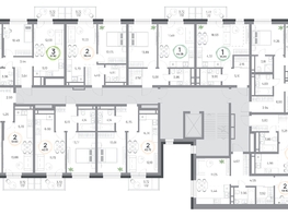 Продается 2-комнатная квартира ЖК Юдинский, дом 1.5, 42.13  м&sup2;, 6007738 рублей