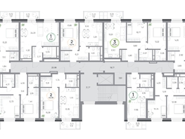 Продается 2-комнатная квартира ЖК Юдинский, дом 1.5, 49.3  м&sup2;, 6956230 рублей
