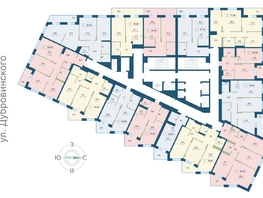 Продается 3-комнатная квартира ЖК Суриков, дом 2, 90.7  м&sup2;, 17686500 рублей
