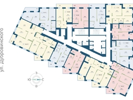 Продается 3-комнатная квартира ЖК Суриков, дом 2, 90.7  м&sup2;, 19500500 рублей