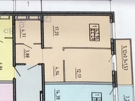 Продается 1-комнатная квартира ЖК Аринский, дом 3 корпус 1, 44.11  м&sup2;, 5293000 рублей