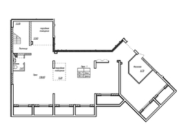 Офис, 182.71 м², монолит-кирпич