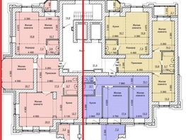 4-комнатная квартира, 123.4 м², 4/17 этаж