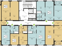 Продается 3-комнатная квартира ЖК Шотландия, Солнечная поляна 69, 82.9  м², 9500000 рублей