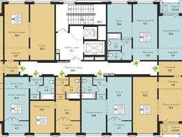 Продается 3-комнатная квартира ЖК Шотландия, Солнечная поляна 69, 82.9  м², 9555000 рублей