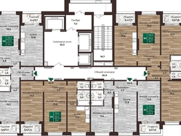 Продается 2-комнатная квартира ЖК Шервуд, (Нагорная 6-я, 15в корп 1), 64.1 м², 6630000 рублей