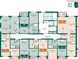 Продается 1-комнатная квартира ЖК Камчатка, корпус 3, 41.4 м², 5585000 рублей