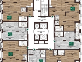 Продается 1-комнатная квартира ЖК Шервуд, (Нагорная 6-я, 15г/12), 50.9 м², 6376000 рублей