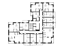 Продается 3-комнатная квартира ЖК Smart (Смарт), 63.7 м², 9270261 рублей