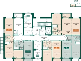Продается 2-комнатная квартира ЖК Камчатка, корпус 6/2, 60.2  м&sup2;, 7500000 рублей