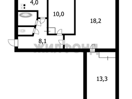 Продается 3-комнатная квартира Северо-Западная ул, 58.8  м&sup2;, 6000000 рублей