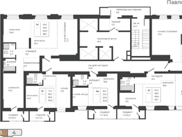 Продается 2-комнатная квартира ЖК Павлов, 77.5  м&sup2;, 13485000 рублей