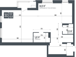 Продается 3-комнатная квартира ЖК Опера Резиденс, 92.59  м&sup2;, 24536350 рублей