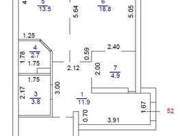 Продается 3-комнатная квартира ЖК Дружба, Шевченко, 135, 72.6  м&sup2;, 11035200 рублей