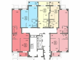 1-комнатная квартира, 34 м², 13/17 этаж