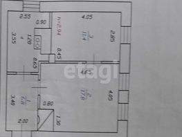 2-комнатная квартира, 43.4 м², 2/2 этаж