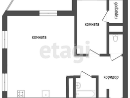 1-комнатная квартира, 53.4 м², 12/14 этаж