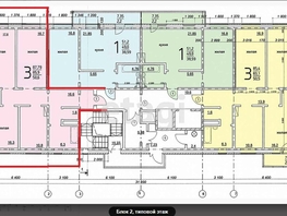 3-комнатная квартира, 85.9 м², 16/20 этаж