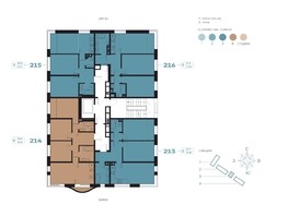 Продается 4-комнатная квартира ЖК RIVERANG (РиверАнг), 78.49  м², 17832457 рублей