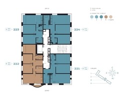 Продается 3-комнатная квартира ЖК RIVERANG (РиверАнг), 62.57  м², 13201144 рублей