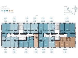 Продается 1-комнатная квартира ЖК RIVERANG (РиверАнг), 33.82  м², 8993685 рублей