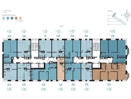 Продается 1-комнатная квартира ЖК RIVERANG (РиверАнг), 33.82  м², 8536134 рублей