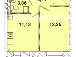 Продается 1-комнатная квартира ЖК Лето, дом 3, 34.2  м², 4751355 рублей