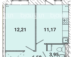 Продается 1-комнатная квартира ЖК Лето, дом 3, 34.6  м², 4779845 рублей