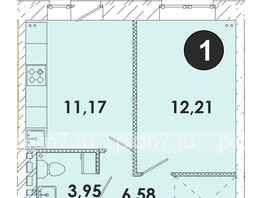 Продается 1-комнатная квартира ЖК Лето, дом 4, 37.6  м², 4681200 рублей