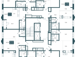 Продается 1-комнатная квартира ЖК Бродский, 1-я очередь, 44.91  м², 10215830 рублей