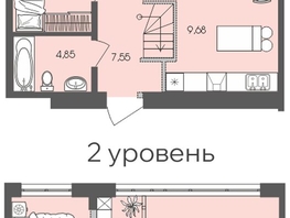 Продается 2-комнатная квартира ЖК Автограф, 78.42  м², 13619569 рублей