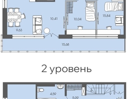 Продается 3-комнатная квартира ЖК Автограф, 94.45  м², 15330885 рублей