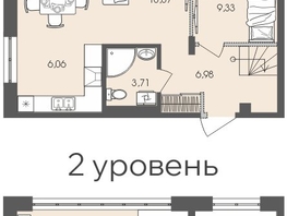 Продается 2-комнатная квартира ЖК Автограф, 83.72  м², 13713201 рублей