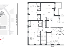 Продается 2-комнатная квартира ЖК СОЮЗ PRIORITY, дом 4, 66.4  м², 12303200 рублей