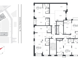 Продается 1-комнатная квартира ЖК СОЮЗ PRIORITY, дом 4, 46.22  м², 8992710 рублей