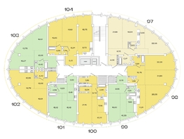 Продается 2-комнатная квартира ЖК Звезды, дом 2, 63.59 м², 18600075 рублей
