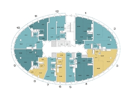 Продается 1-комнатная квартира ЖК Звезды, дом 3, 53.98 м², 14196740 рублей
