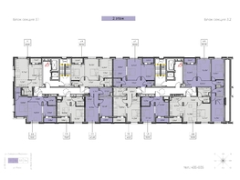 Продается 2-комнатная квартира ЖК Zenith (Зенит), 3 этап, 60.52  м², 8472800 рублей