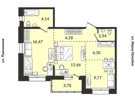 Продается 2-комнатная квартира ЖК Источник, дом 5, 64.04  м², 8126676 рублей