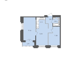 Продается 2-комнатная квартира ЖК Автограф, 61.24  м², 10208183 рублей