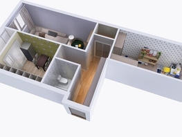 Продается 2-комнатная квартира ЖК Юго-Западный, дом 17, 70.83 м², 8944000 рублей